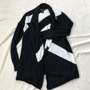 Black and white cardigan